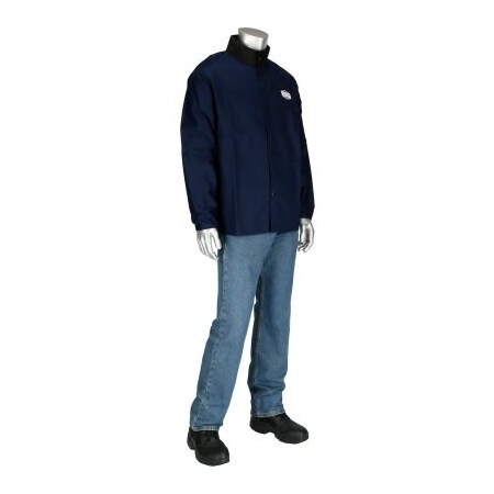 Pip Ironcat 9oz 30in Sateen Cotton Jacket, Navy, XL 7050N/XL
